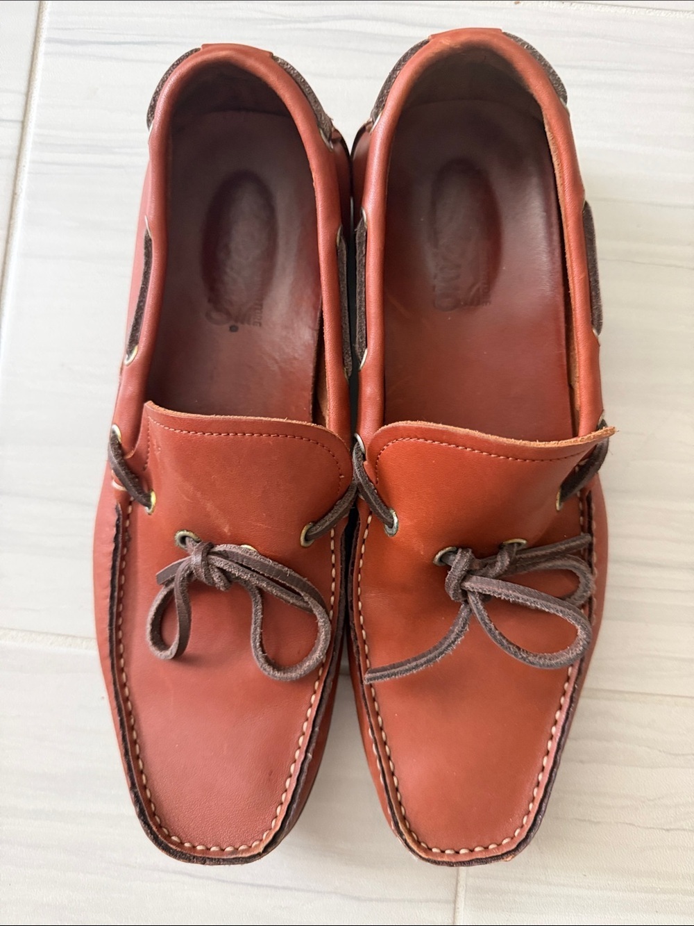 Salvatore Ferragamo Leather Boat Shoes
